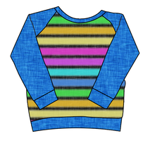 Load image into Gallery viewer, Bright Light Stripes Classic Hoodie (or Crewneck)