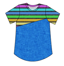 Load image into Gallery viewer, Bright Light Stripes Kids' Relaxed Tee
