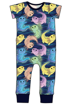 Load image into Gallery viewer, Axolotl Emmett Pants And Shorts T-Shirt Romper
