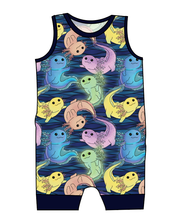 Load image into Gallery viewer, Axolotl Emmett Pants And Shorts T-Shirt Romper