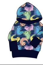 Load image into Gallery viewer, Axolotl Grow With Me Hoodie (or Crewneck)