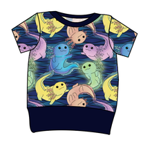 Load image into Gallery viewer, Axolotl Grow With Me Tee
