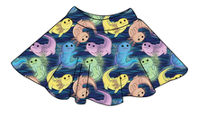 Load image into Gallery viewer, Axolotl Ladies' Circle Skirt