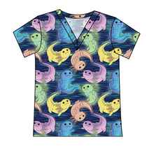 Load image into Gallery viewer, Axolotl Ladies' Slouchy V-Neck Tee