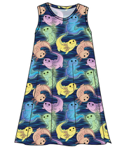 Load image into Gallery viewer, Axolotl Ladies' Swing Dress