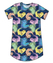 Load image into Gallery viewer, Axolotl Ladies' T-Shirt Dress