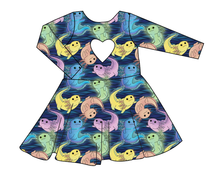 Load image into Gallery viewer, Axolotl Molly Heart Back Twirly Dress