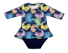 Load image into Gallery viewer, Axolotl Peplum Top