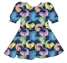 Load image into Gallery viewer, Axolotl Prairie Dress