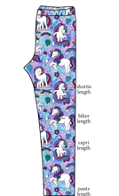 Load image into Gallery viewer, Majestic Unicorns Basic Leggings
