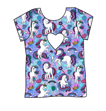 Load image into Gallery viewer, Majestic Unicorns Cambria Heart Back Tee