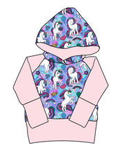 Load image into Gallery viewer, Majestic Unicorns Grow With Me Hoodie (or Crewneck)