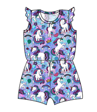 Load image into Gallery viewer, Majestic Unicorns Ivy Summer Romper