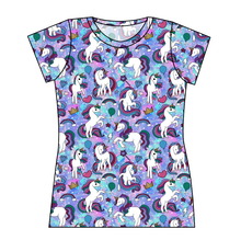Load image into Gallery viewer, Majestic Unicorns Ladies' Basic Tee