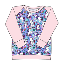 Load image into Gallery viewer, Majestic Unicorns Ladies' Classic Crewneck
