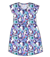 Load image into Gallery viewer, Majestic Unicorns Ladies' Play Dress