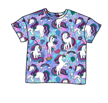 Load image into Gallery viewer, Majestic Unicorns Oversized Tee