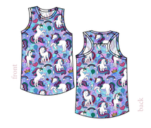 Load image into Gallery viewer, Majestic Unicorns Summer Tank