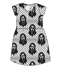 Load image into Gallery viewer, Classic Spooky Face Ladies' Play Dress