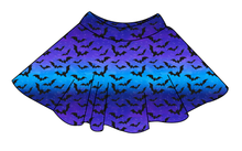 Load image into Gallery viewer, Twilight Bats Circle Skirt
