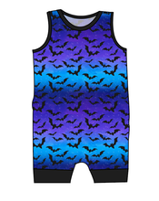 Load image into Gallery viewer, Twilight Bats Emmett Pants And Shorts T-Shirt Romper