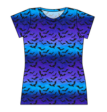 Load image into Gallery viewer, Twilight Bats Ladies' Basic Tee