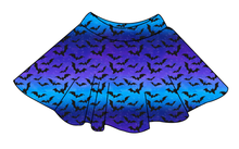 Load image into Gallery viewer, Twilight Bats Ladies' Circle Skirt