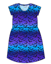Load image into Gallery viewer, Twilight Bats Ladies' Play Dress