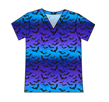 Load image into Gallery viewer, Twilight Bats Ladies' Slouchy V-Neck Tee