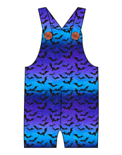 Load image into Gallery viewer, Twilight Bats Overalls and Shortalls