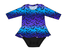 Load image into Gallery viewer, Twilight Bats Peplum Top