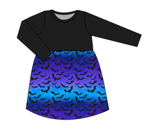 Load image into Gallery viewer, Twilight Bats Play Dress