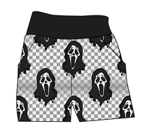 Load image into Gallery viewer, Classic Spooky Face Basic Joggers And Jogger Shorts