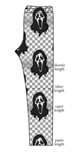 Load image into Gallery viewer, Classic Spooky Face Basic Leggings