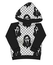 Load image into Gallery viewer, Classic Spooky Face Classic Hoodie (or Crewneck)