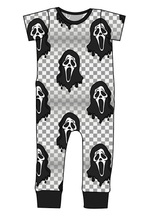 Load image into Gallery viewer, Classic Spooky Face Emmett Pants And Shorts T-Shirt Romper