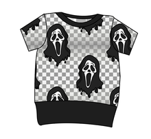 Load image into Gallery viewer, Classic Spooky Face Grow With Me Tee