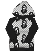 Load image into Gallery viewer, Classic Spooky Face Ladies Hoodie
