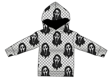 Load image into Gallery viewer, Classic Spooky Face Ladies Oversized Hoodie