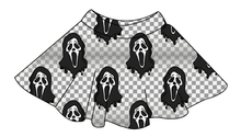 Load image into Gallery viewer, Classic Spooky Face Ladies' Circle Skirt