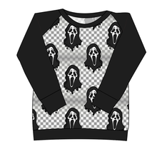 Load image into Gallery viewer, Classic Spooky Face Ladies' Classic Crewneck
