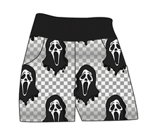 Load image into Gallery viewer, Classic Spooky Face Ladies' Joggers and Jogger Shorts
