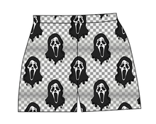 Load image into Gallery viewer, Classic Spooky Face Ladies' Lounge Shorts