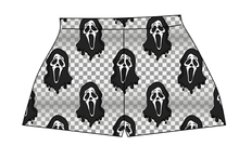 Load image into Gallery viewer, Classic Spooky Face Ladies' Lounge Shorts
