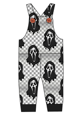 Load image into Gallery viewer, Classic Spooky Face Overalls and Shortalls