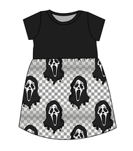 Load image into Gallery viewer, Classic Spooky Face Play Dress
