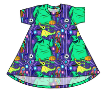 Load image into Gallery viewer, Neon Nightmare Basic T-Shirt Dress