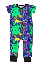 Load image into Gallery viewer, Neon Nightmare Emmett Pants And Shorts T-Shirt Romper