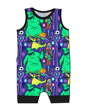 Load image into Gallery viewer, Neon Nightmare Emmett Pants And Shorts T-Shirt Romper