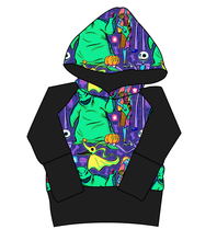 Load image into Gallery viewer, Neon Nightmare Grow With Me Hoodie (or Crewneck)